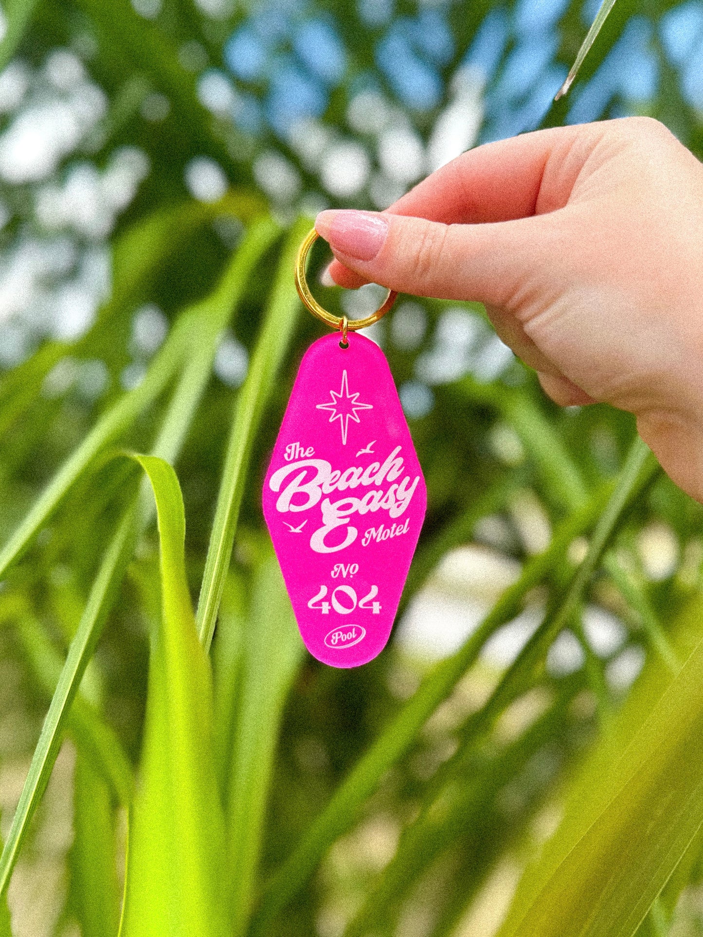 Beach Easy Motel Key Tag